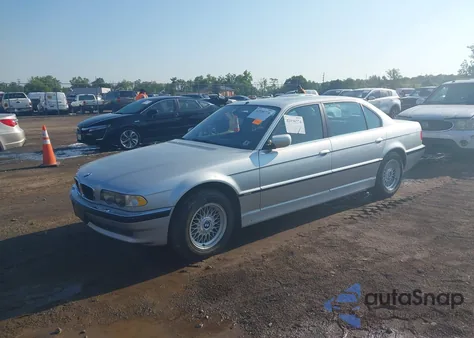 2001 BMW 740 Il from USA, damaged, VIN WBAGH83491DP27035